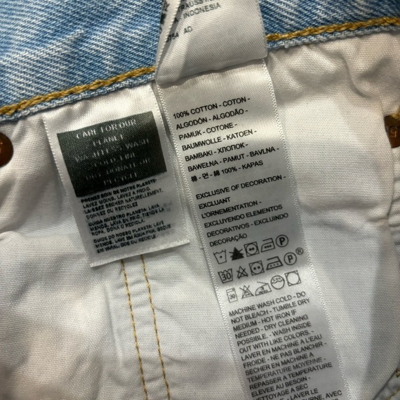 Levi’s 501 Jeans 150th Anniversary Light wash patch 30x30 - Picture 10 of 13